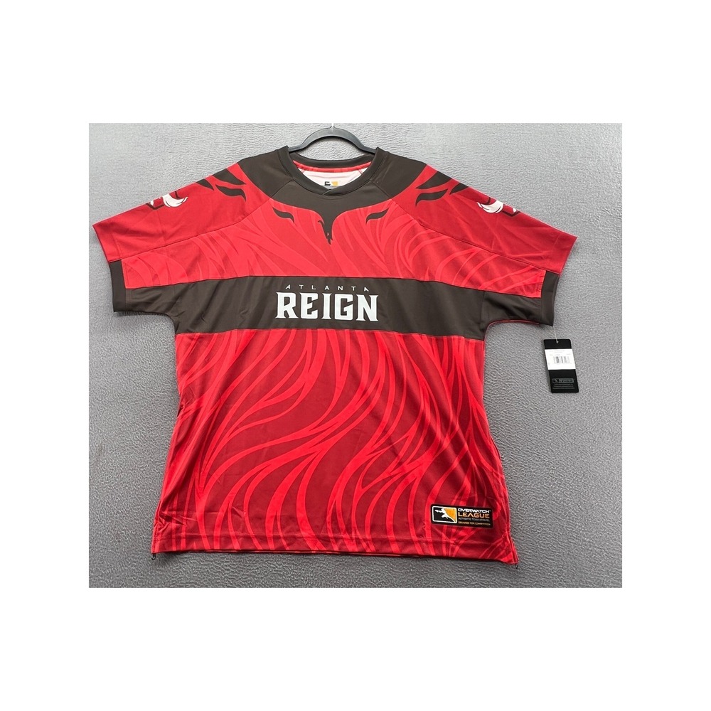 Overwatch League Atlanta Reign Jersey Mens XL Red Black 9KWM2WJ3O-REI New